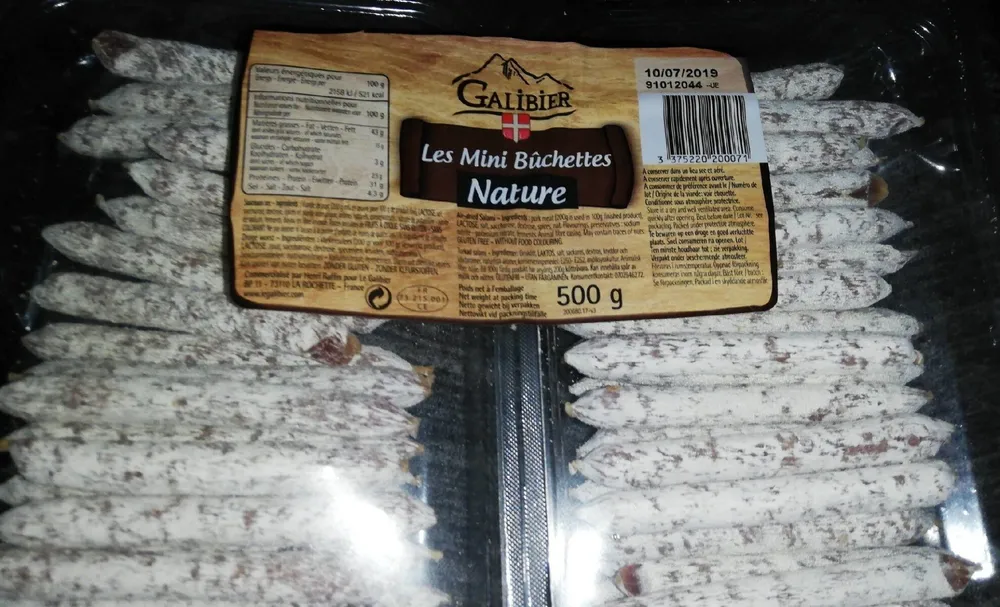 Mini bûchettes natures