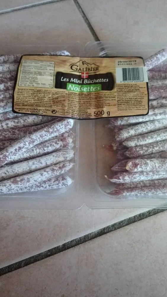 Les mini bûchettes noisettes
