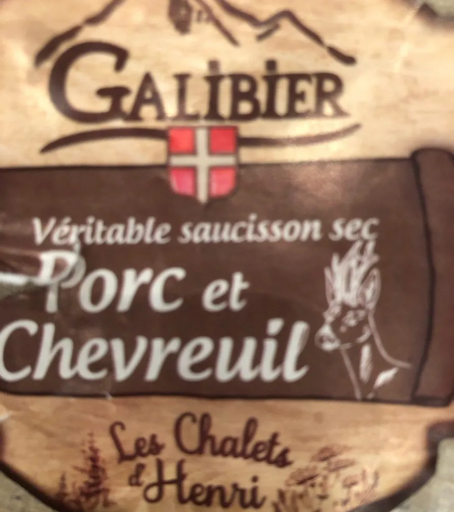 Saucisson porc et chevreuil