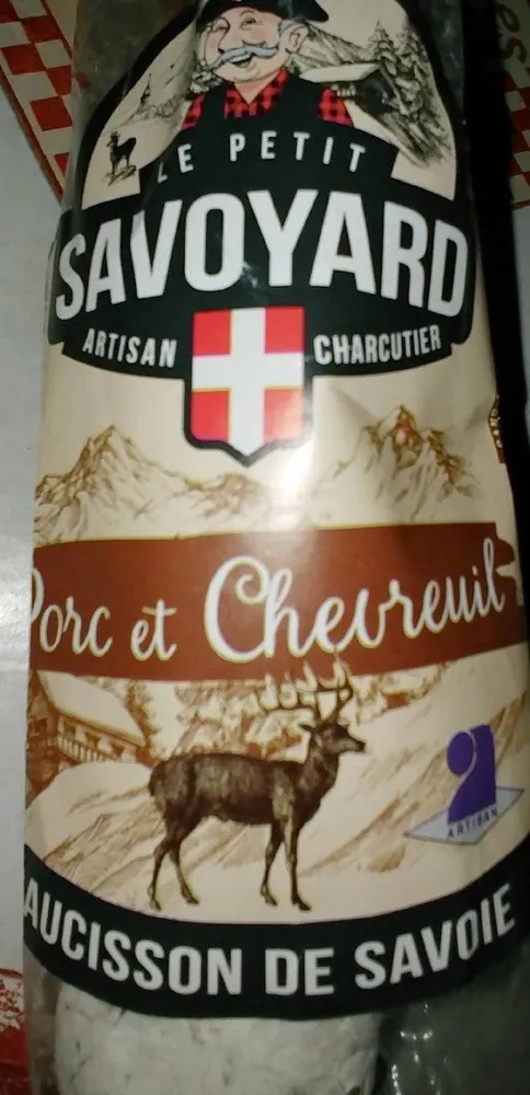 Porc et chevreuil saucisson de savoie