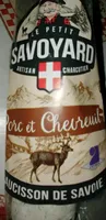 Porc et chevreuil saucisson de savoie