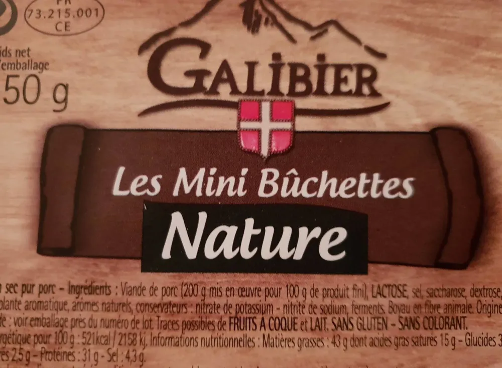 Les Mini Bûchettes Nature