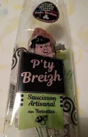 Saucisson artisanal aux noisettes