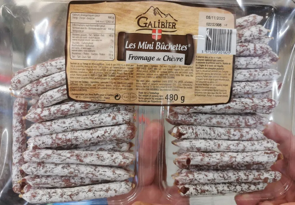 Les Mini bûchettes fromage de chèvre
