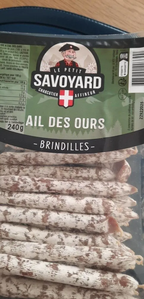 Saucisses aperitif ail des ours