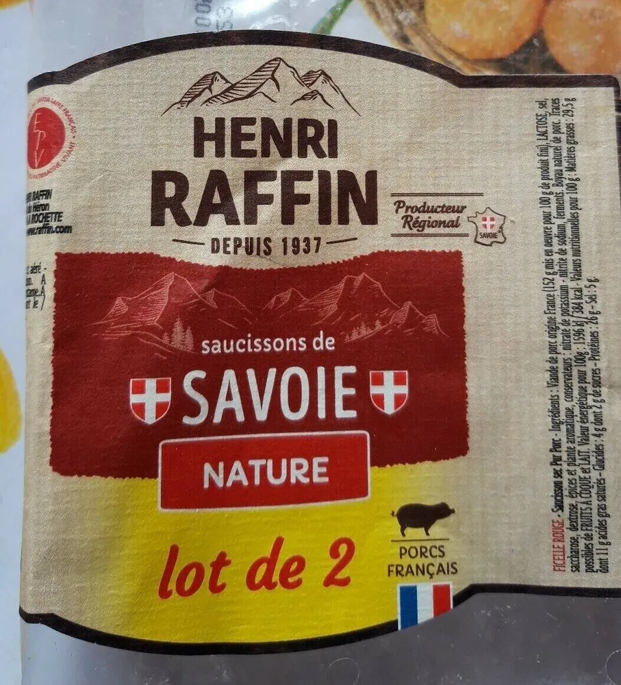 Saucisson de savoie