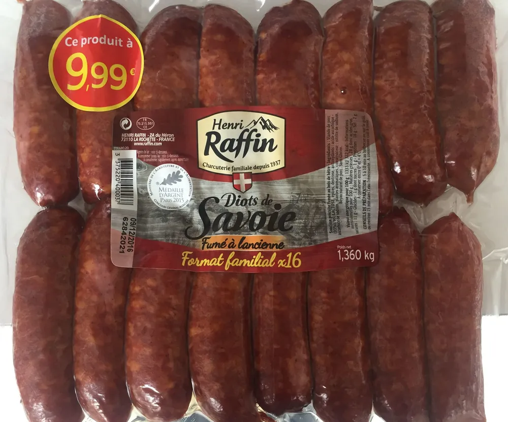 Diots de Savoie fumé à l'ancienne