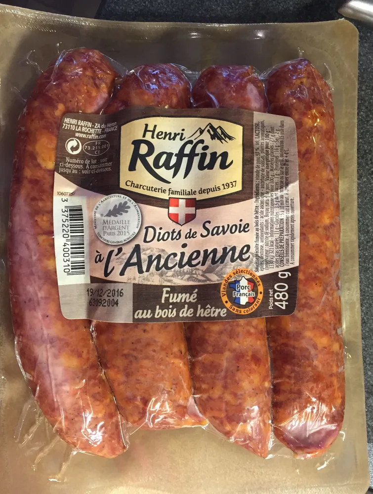 Diots de Savoie à l'Ancienne - fumé au bois de hêtre