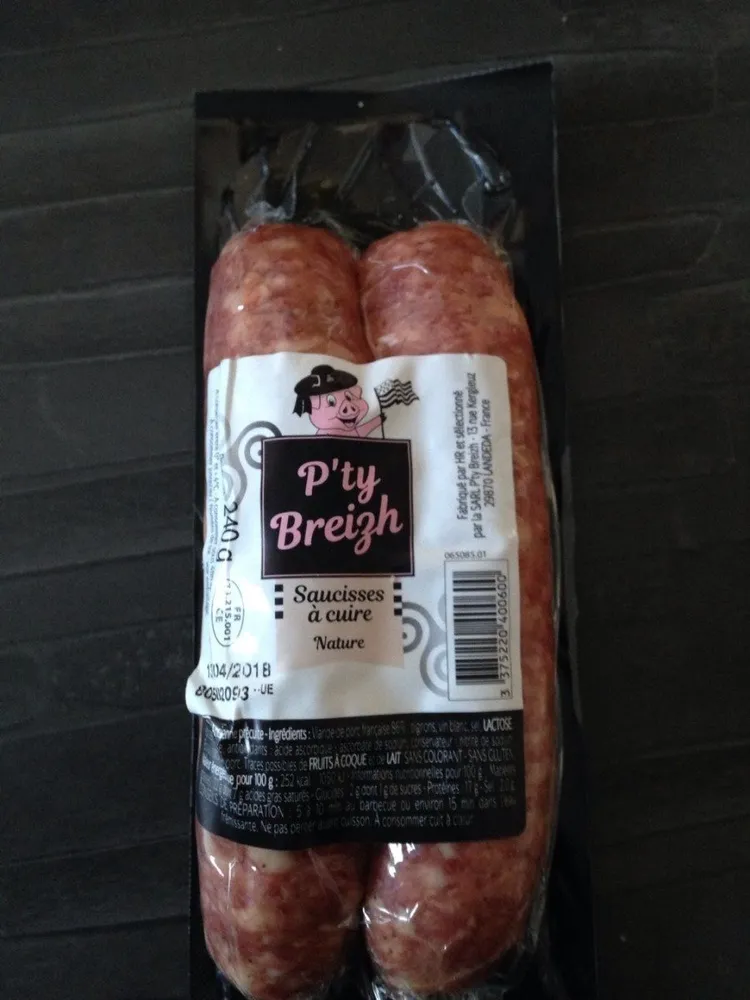 Saucisses à cuir nature