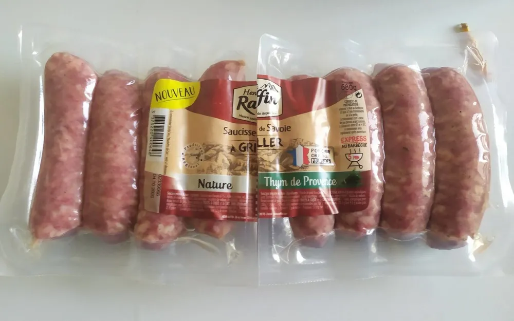 Saucisses de Savoie à griller