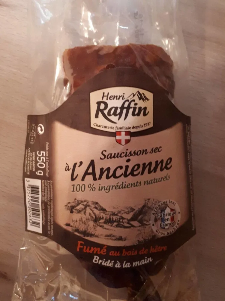 Saucisson sec à l'ancienne
