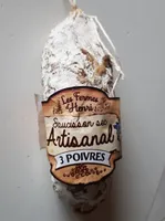 Saucisson sec Artisanal 3 poivres