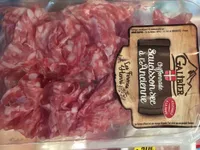Chiffonade de saucisson de savoie