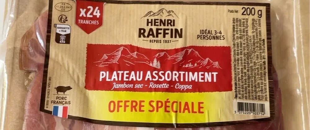 Plateau assortiment
