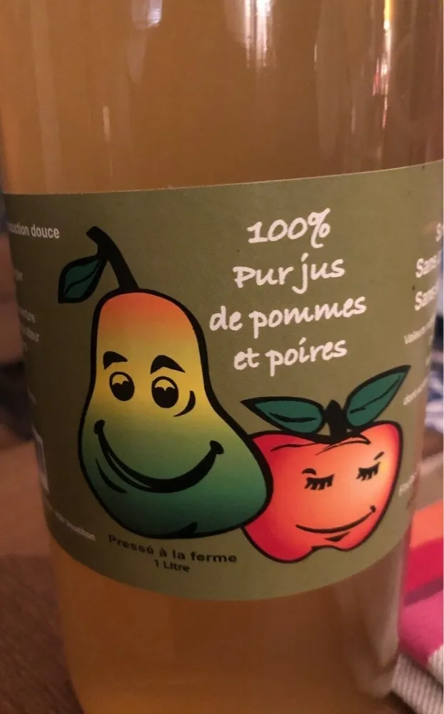 100% jus pommes poires