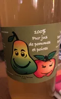 100% jus pommes poires