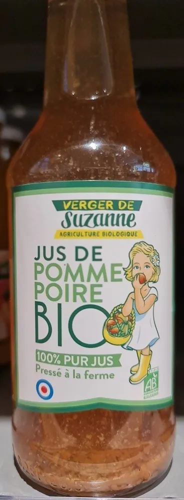 Jus de pomme poire bio