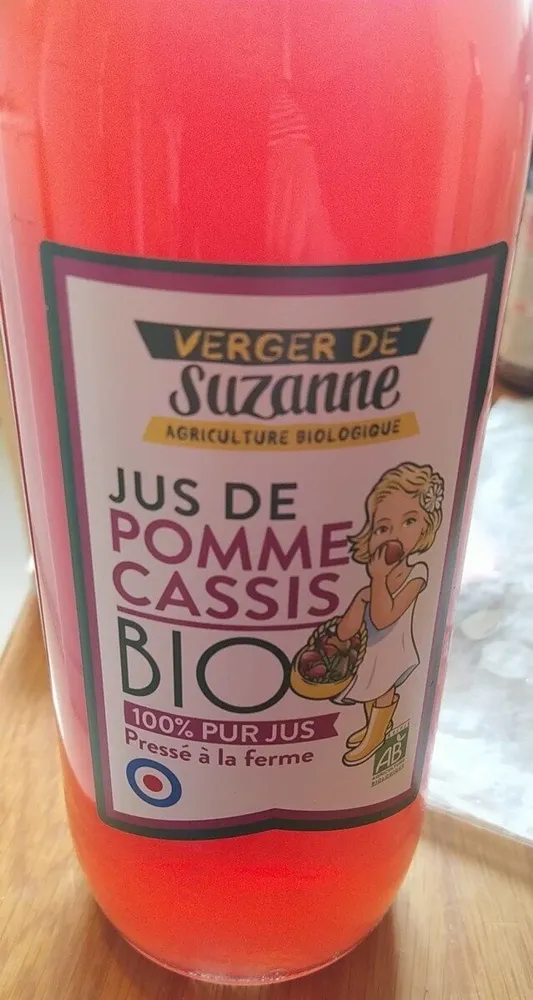 Jus de pomme cassis BIO