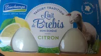 Yaourt De Brebis Citron