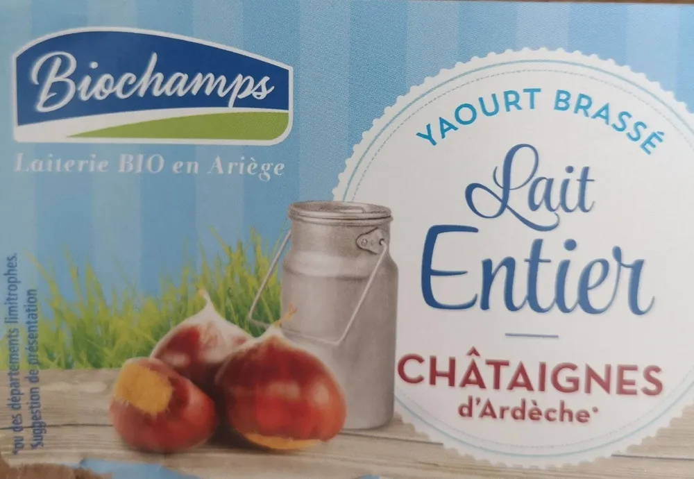 Yaourt Brassé - Lait Entier - Châtaignes