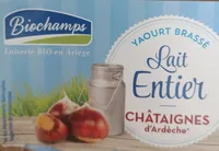 Yaourt Brassé - Lait Entier - Châtaignes