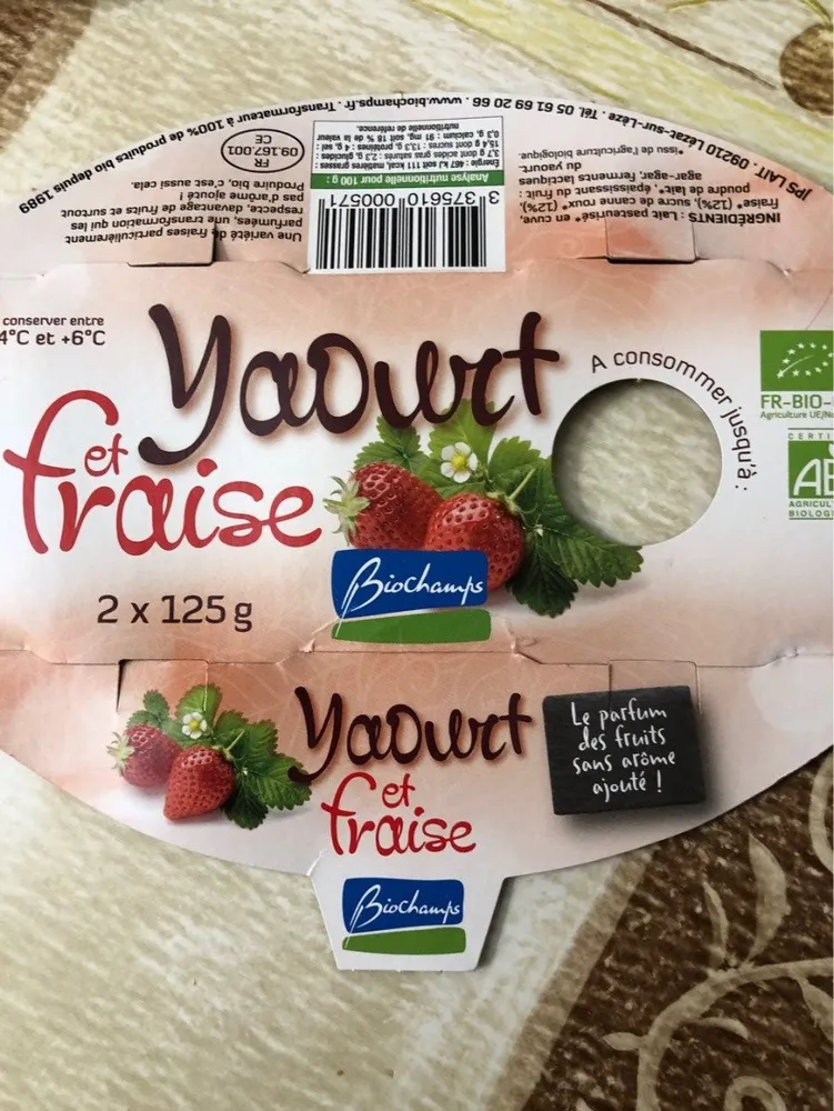 Yaourt fraise