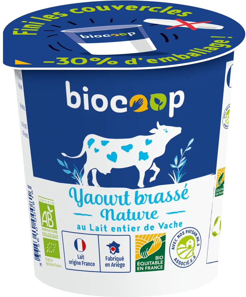 Yaourt nature brassé 400g CC