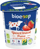 Yaourt fraise brassé 400g CC