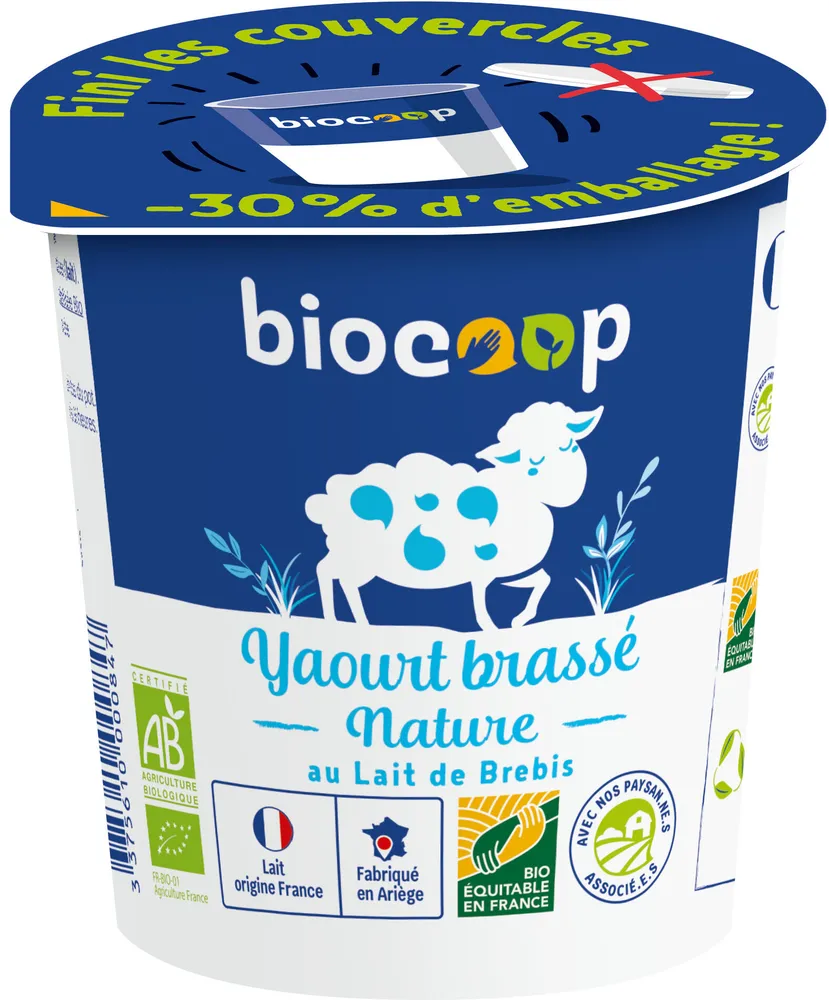 Yaourt nature brassé brebis 400g CC