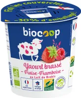 Yaourt brebis fraise framboise 400g CC