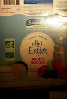Yaourt brassé lait entier fruits rouges