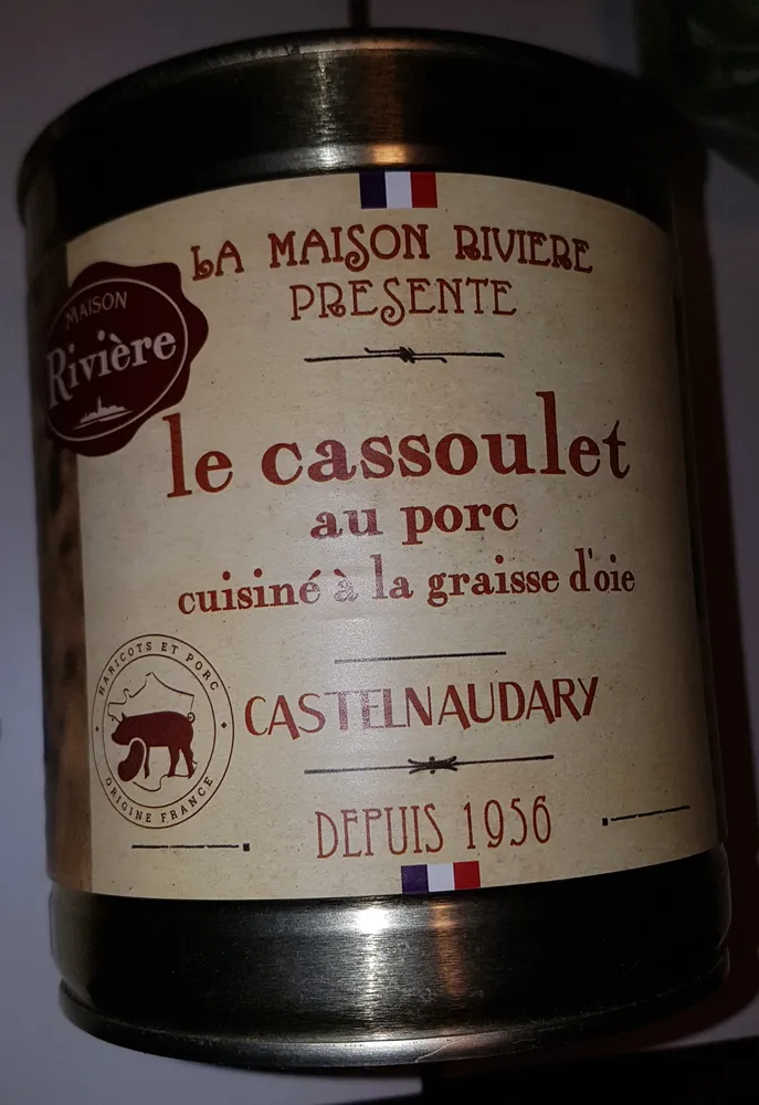 Le Cassoulet au porc cuisiné à la graisse d'oie