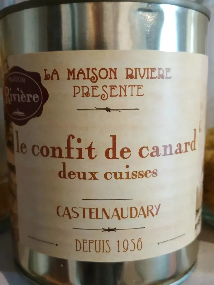 Le confit de canard, deux cuisses, boîte 4/4