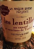 Les lentilles au canard et saucisses de Toulouse