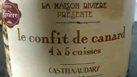 Le confit de canard