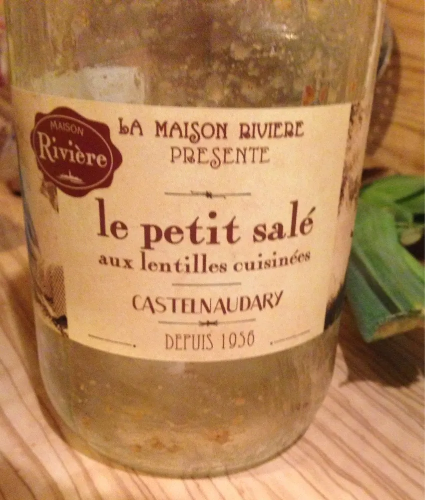 Petit Salé lentilles