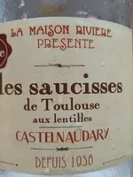 Saucisses de Toulouse aux lentilles