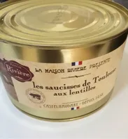 Saucisse de toulouse aux lentilles