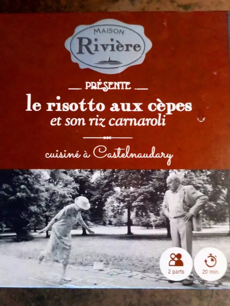 Risotto aux cèpes et son riz carnaroli