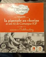 La piperade au chorizo et son riz de Camargue IGP