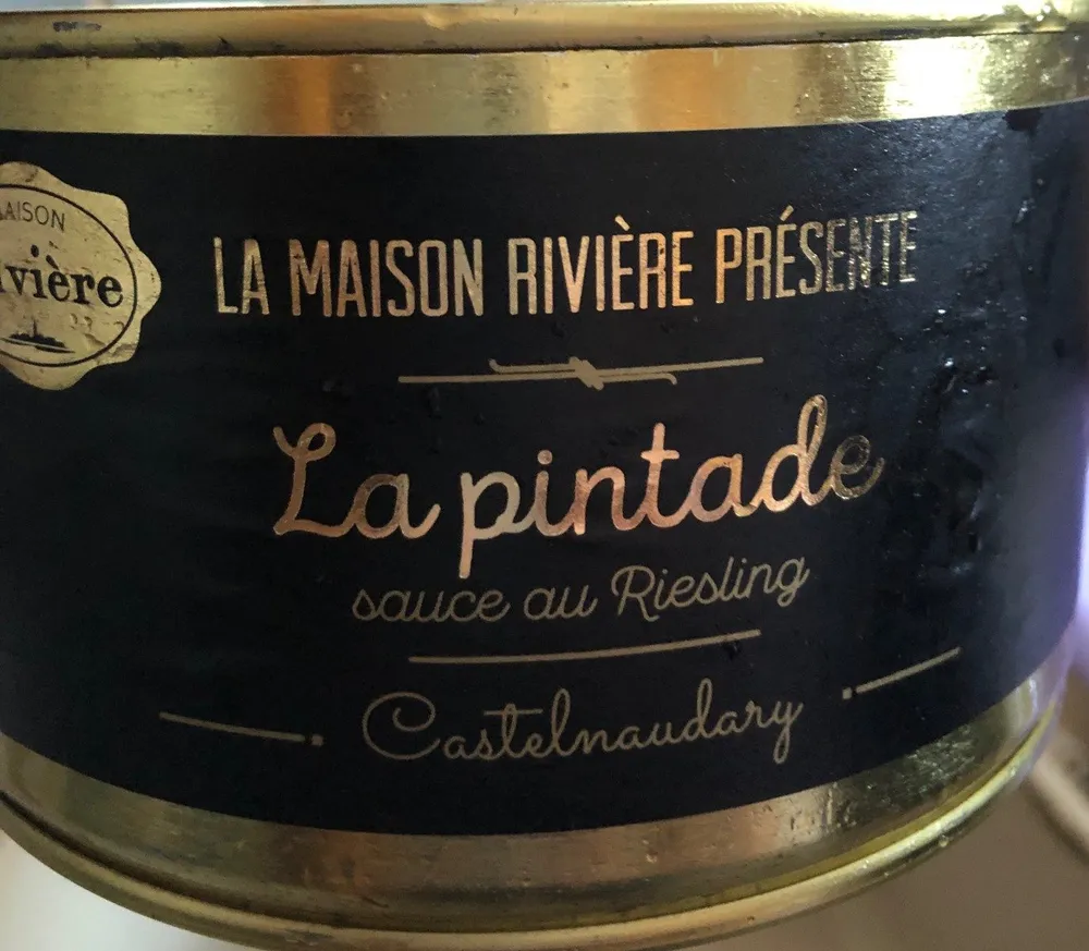 La pintade sauce au riesling