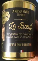 Le bœuf mogettes de Vendée sauce aux 2 moutardes, boîte 1/2