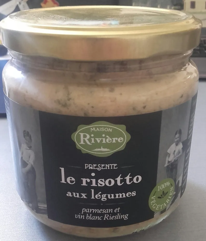 Le risotto aux légumes parmesan et vin blanc Riesling