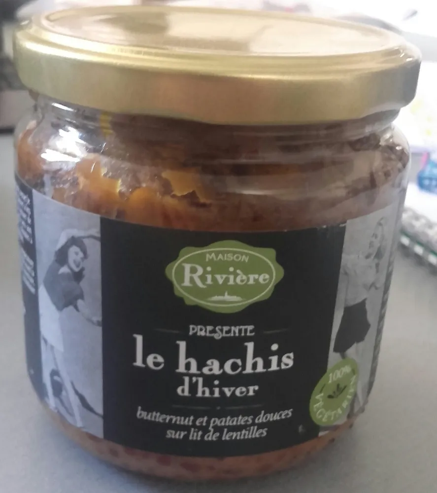 Le hachis d'hiver butternut et patates douces lentilles