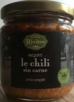 Le chili sin carne et riz complet