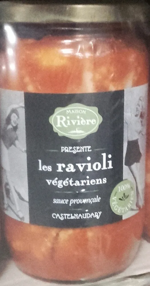 Le ravioli végétarien sauce provençale