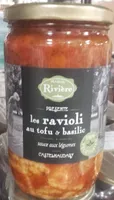 Ravioli au tofu & basilic