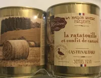 La ratatouille et confit de canard