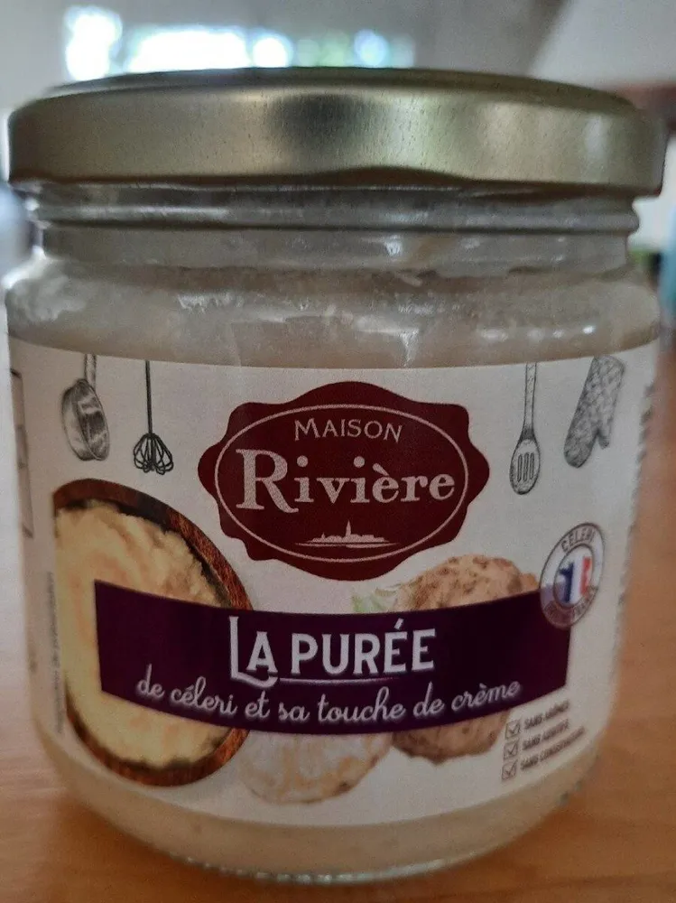 La purée de céleri et sa touche de crème