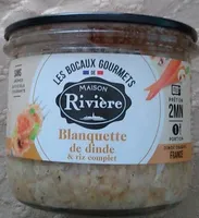Blanquette de dinde et riz complet